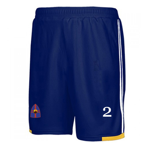 royal blue shorts football team